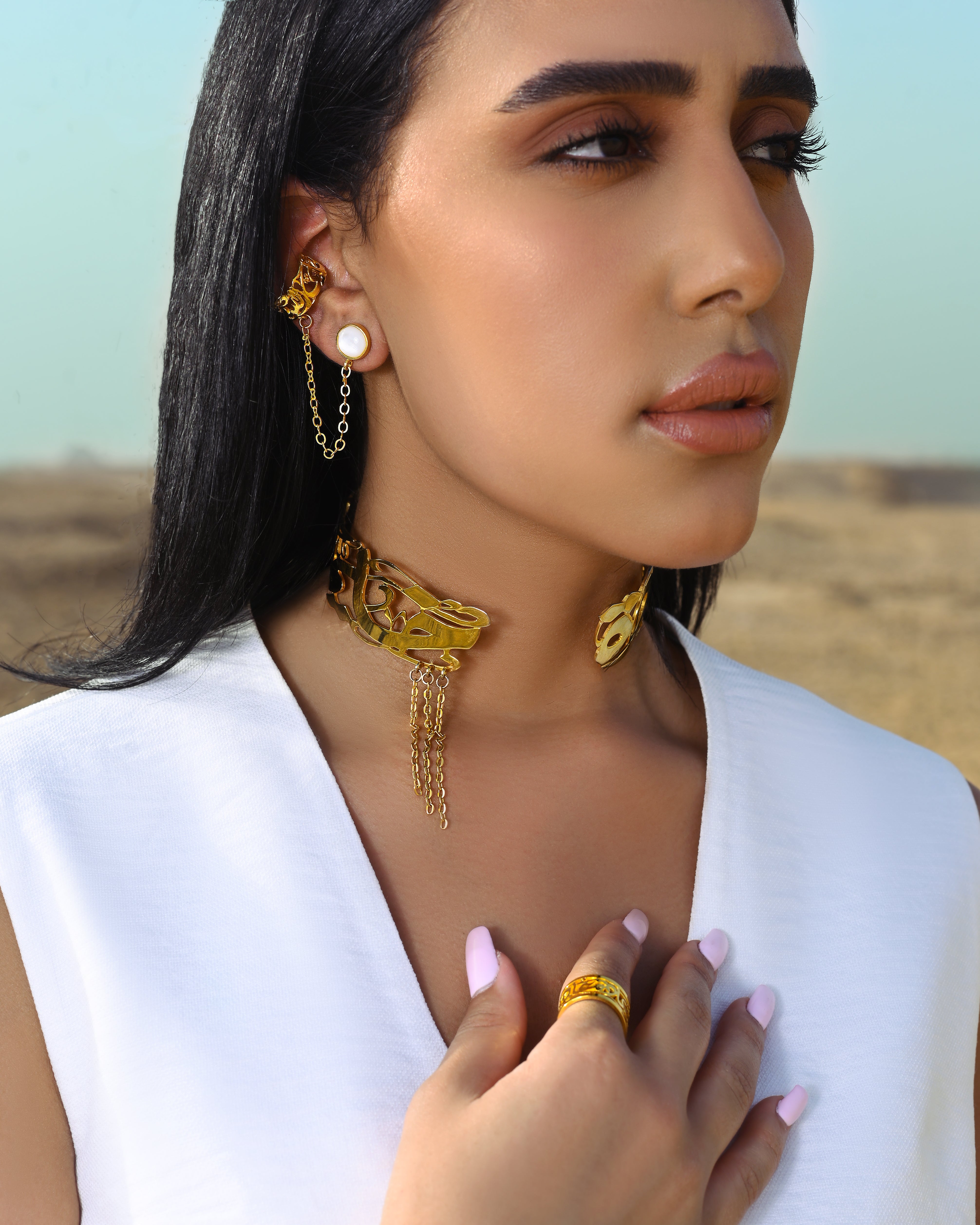 Euphoria Asymmetrical Pearl Earrings