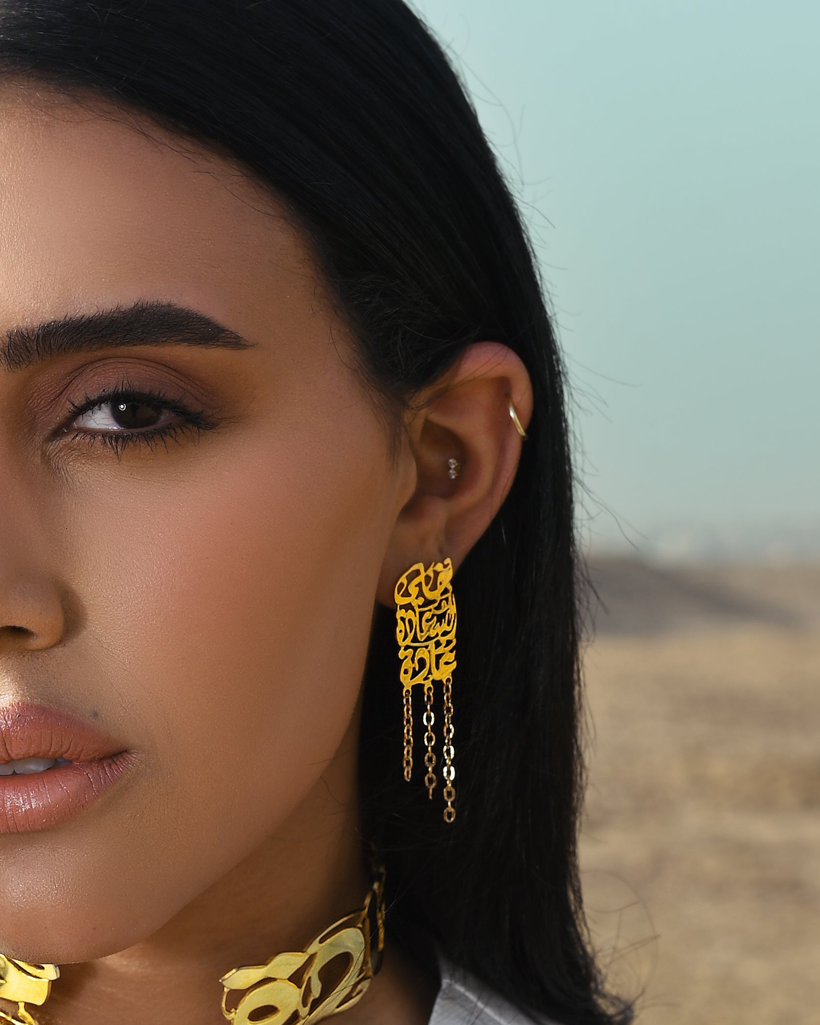 Euphoria Asymmetrical Pearl Earrings